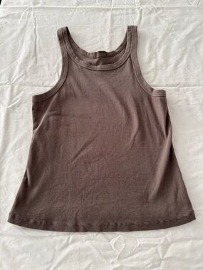 nuuds Essential Rib Tank-Mocha